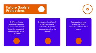 Simple Playful Orange And Blue Brand Presentation - Página 5