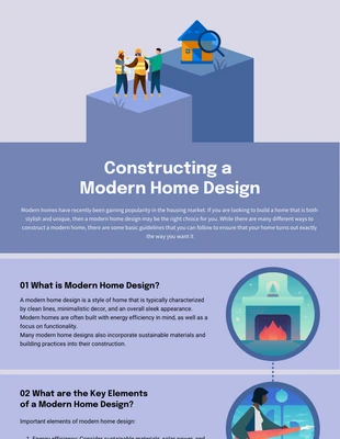 Free  Template: Infográfico de arquitetura