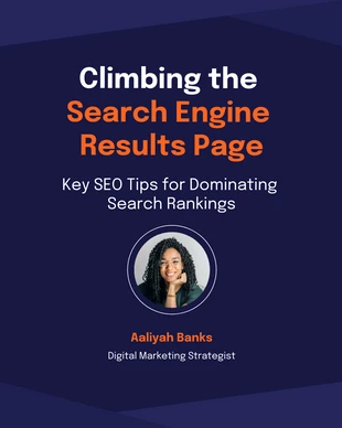 Free  Template: Plantilla de carrusel de redes sociales para estrategias de SEO
