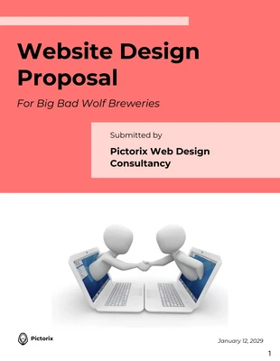 Free  Template: Website Proposal Template