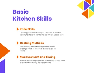 Colorful Triangle Cooking Presentation - صفحة 2