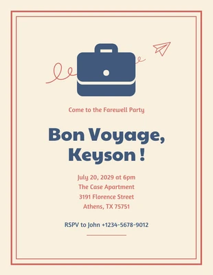 Free Farewell Party Invitation Templates - Venngage