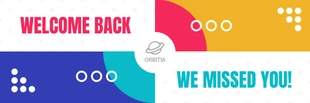 Welcome Back Banner Template