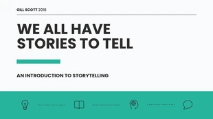 premium  Template: Storytelling Presentation