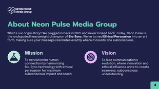 Modern Advertising Presentation Template - Seite 4