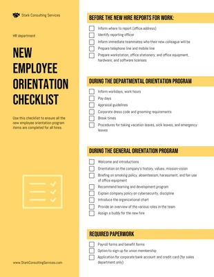 premium  Template: Orientation Training For New Employees