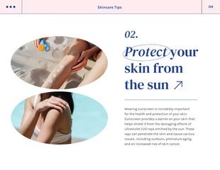 Pink Blue Minimalist Skincare Cool Presentation - Pagina 4