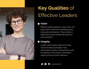 Yellow and Black Leadership Presentation - Pagina 2
