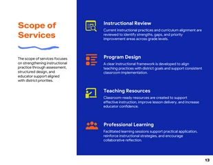 Education Program Improvement Proposal Template - Pagina 13