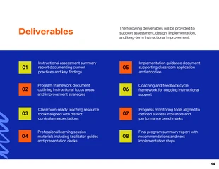 Education Program Improvement Proposal Template - Pagina 14
