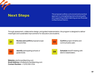 Education Program Improvement Proposal Template - Pagina 17