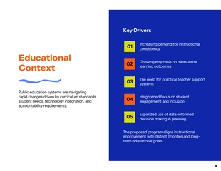 Education Program Improvement Proposal Template - Pagina 4