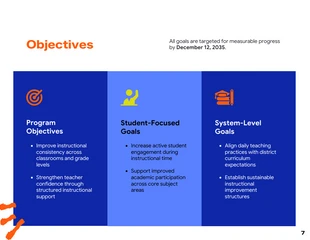 Education Program Improvement Proposal Template - Pagina 7