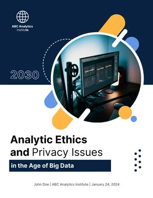 Free  Template: Navigating Ethics: Analytic Privacy Issues Report