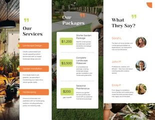 Home Garden and Landscaping Brochure - Pagina 2
