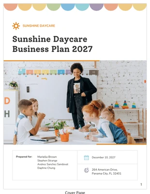 premium  Template: Daycare Business Plan Template