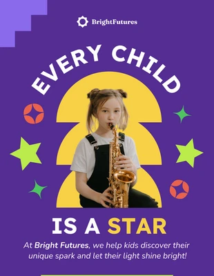 Free  Template: Modèle d'affiche promotionnelle pour un atelier de musique pour enfants