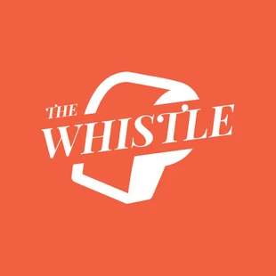 Free  Template: Logo creativo del ristorante Whistle