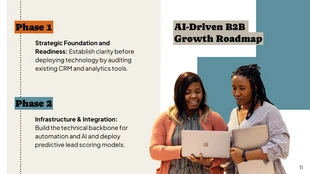 B2B Growth Webinar Presentation Template - page 11