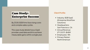 B2B Growth Webinar Presentation Template - page 9