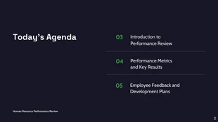 HR Performance Review Presentation - Pagina 2