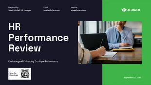 HR Performance Review Presentation - Página 1