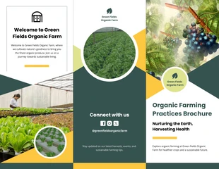 Free  Template: Organic Farming Practices Brochure