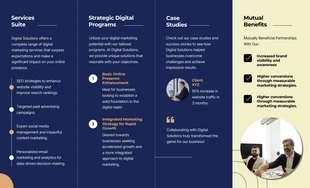 Digital Marketing Strategy Brochure - Pagina 2
