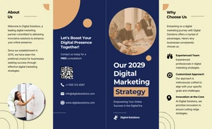 business  Template: Digital Marketing Strategy Brochure