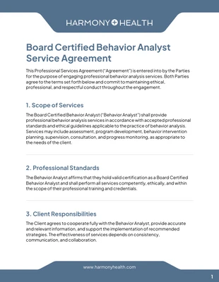 Free interactive Template: Plantilla de contrato bcba.