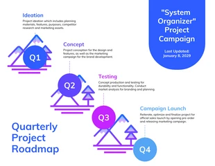 premium  Template: Project Roadmap Infographic