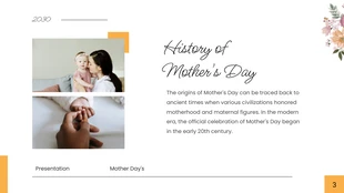 Simple Shapes Yellow Mother's Day Presentation - Pagina 3