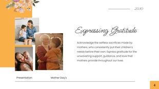 Simple Shapes Yellow Mother's Day Presentation - Pagina 4