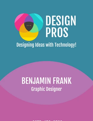 Circle Design Business Card