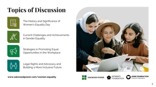 Women's Equality Rights Webinar Presentation Template - Seite 3