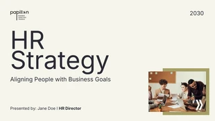 HR Strategy Presentation Template - page 1