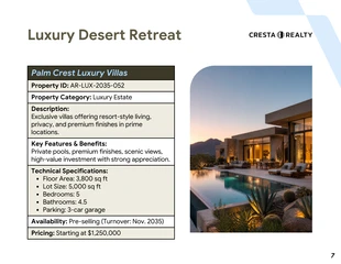 Editable Real Estate Business Catalog Template - صفحة 7