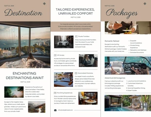 Luxury Travel and Tours Brochure - صفحة 2