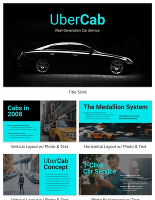 premium  Template: Il Pitch Deck di Uber