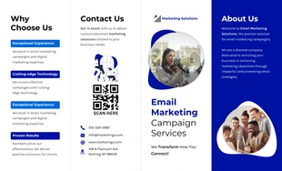 Free  Template: Email Marketing Campaign Brochure