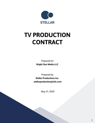 premium  Template: TV Production Contract Template