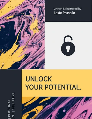 premium  Template: غلاف كتاب المساعدة الذاتية التجريدي الحديث باللون الرمادي الفاتح