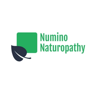 Free  Template: Logo creativo della clinica di salute naturopatica