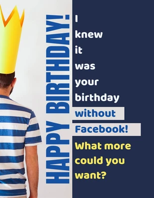Humor Social Media Birthday Card