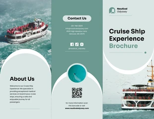 business  Template: Cruise Ship Experience Brochure
