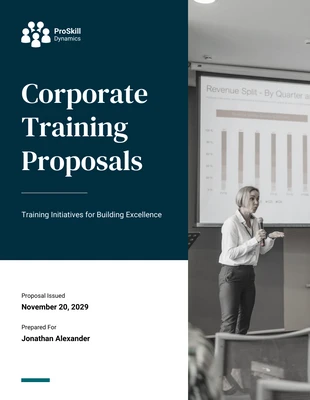 business  Template: مقترحات التدريب للشركات