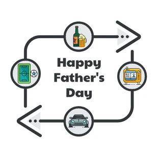 Free  Template: Repeat Father's Day Instagram