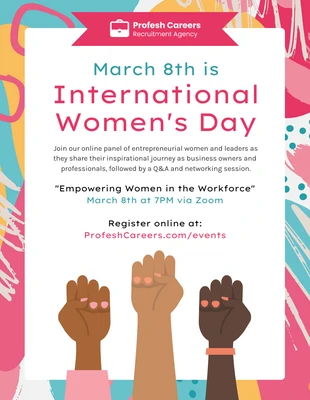 business  Template: Women's Day Poster