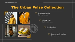 Black Yellow Modern Street Fashion Product Presentation - Página 3