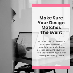 business  Template: Publicação no Instagram de design simples de eventos